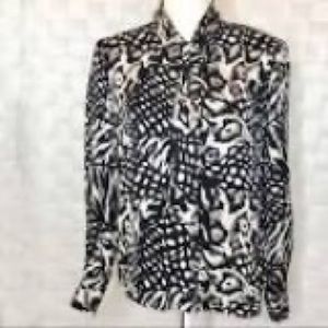 GALLANT Paris leopard print 100 % Silk blouse